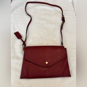Elegant Burgundy Sole Society Crossbody Bag
